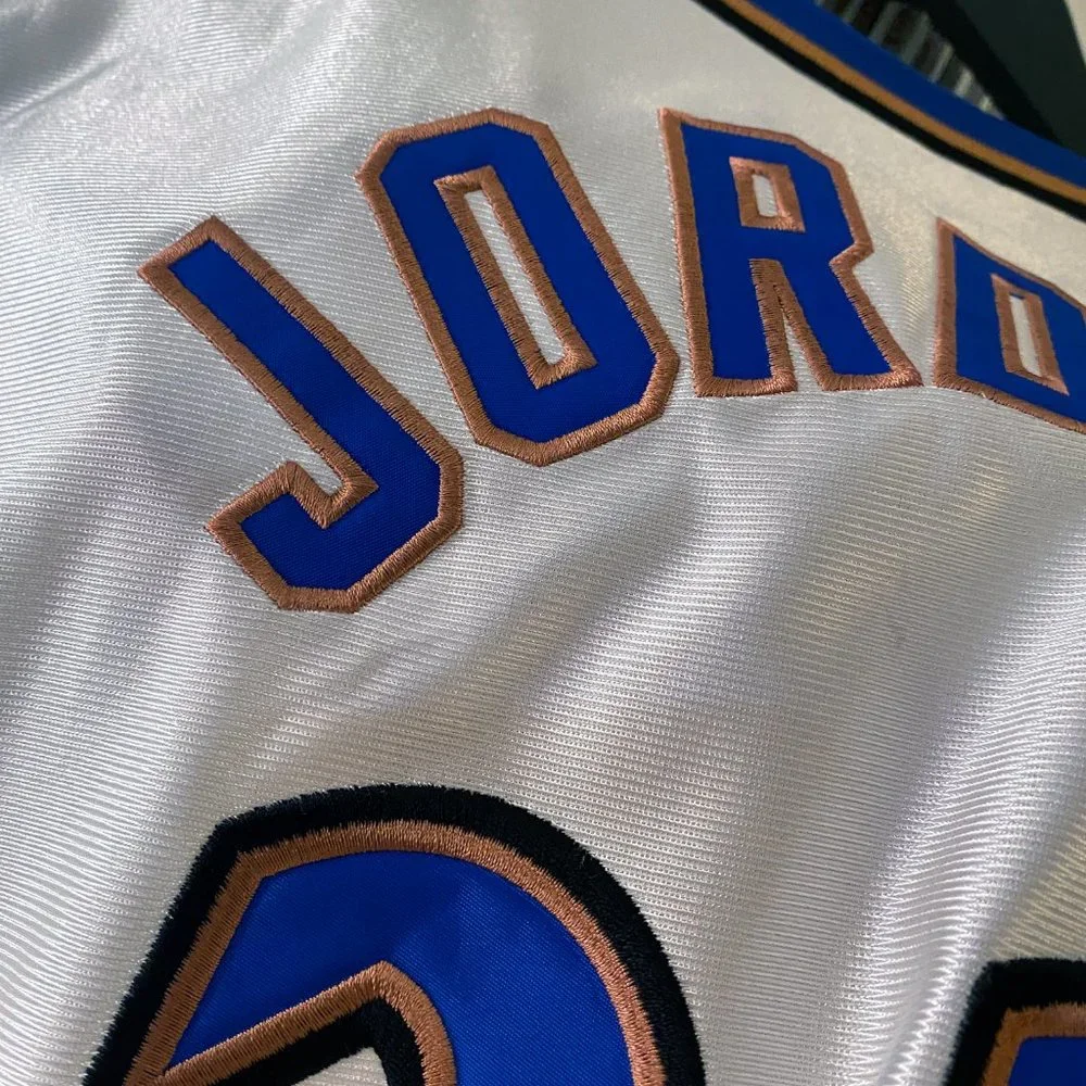 Champion Washington Wizards Michael Jordan vintage Authentic jersey (2001) RARE - Picture 10 of 16